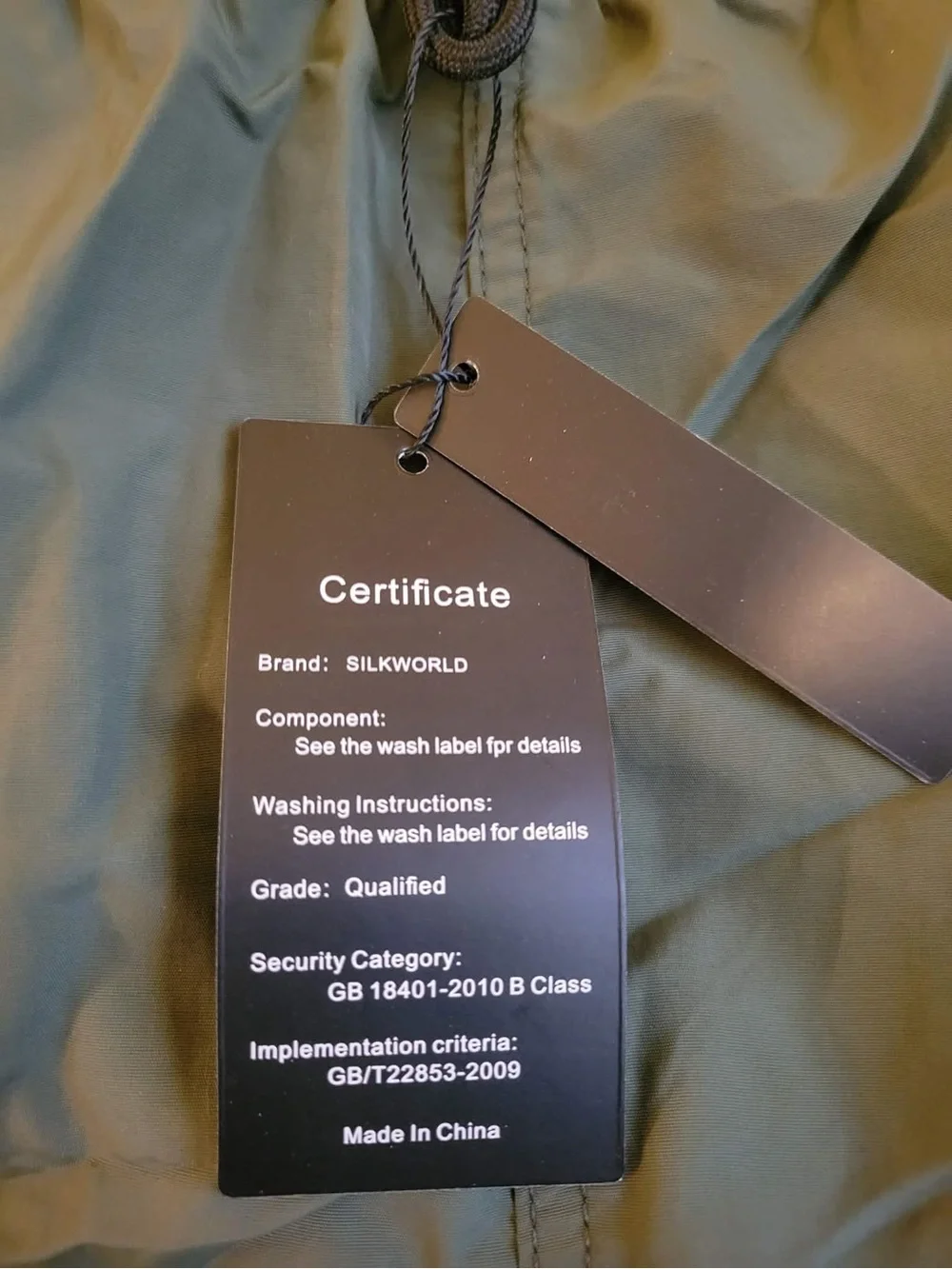Men's Olive Green Swim Trunks with Black Waistband